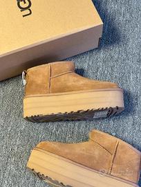 Stivali da neve UGG corti da donna5cm(Marrone40)