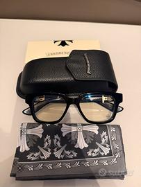 Montatura occhiali acetato “Chrome Hearts” argento