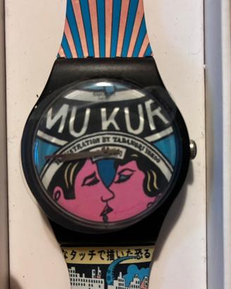 Orologio swatch x MoMa