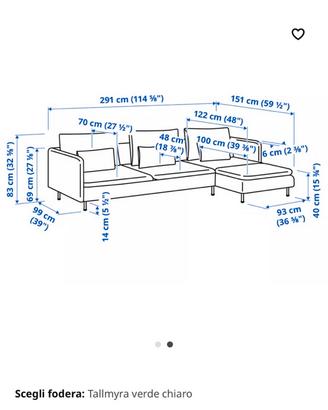 DIVANO ikea chaise longue