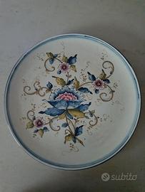 Piatto decorato a mano Ceramica LA CAVA