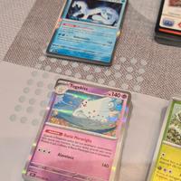 lotto carte pokemon set scintille folgoranti