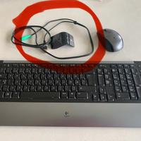 Tastiera logitech priva di ricevitore