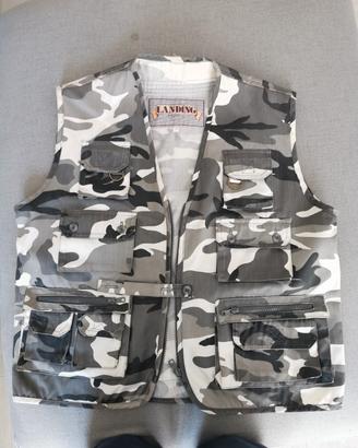 gilet mimetico  pesca caccia tg 38 Landing