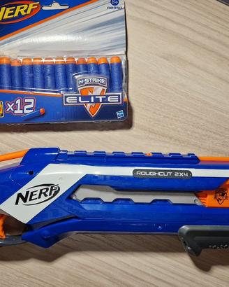 NERF N-Strike Elite Rough Cut 2×4 + 17 proiettili
