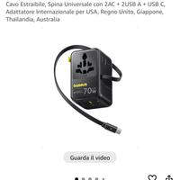 Baseus Adattatore Viaggio Universale 70W