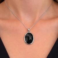 Ciondolo onice con argento