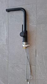 Rubinetto miscelatore cucina nero Elleci