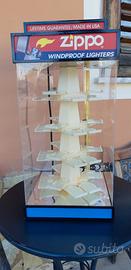 Espositore Zippo Vintage Rotante e Luminoso - Orig