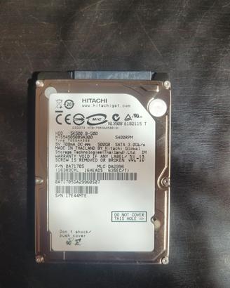 HDD 500GB SATA 2,5"