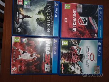 4 giochi per PS4