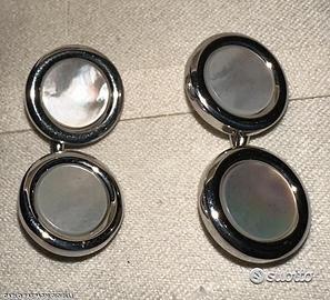 PAIO POLSINI / GEMELLI IN ORO 18kt. E MADREPERLA