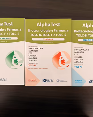 Alpha Test Biotecnologie e Farmacia TOLC-B/F/S