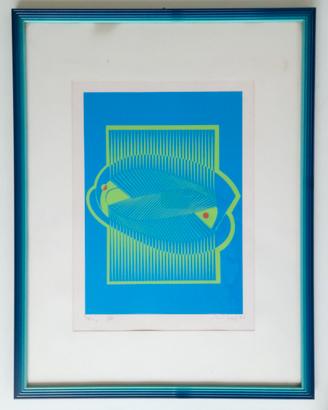 Quadro serigrafia autore Alberto Biasi