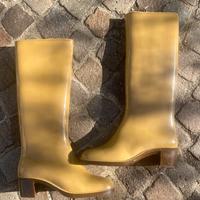 Stivali gomma con tacco donna