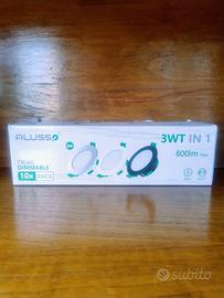 10 faretti Led ultrasottili dimmerabili ip44 Nuovi