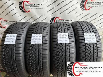 4 PNEUMATICI 235/50 R19 CONTINENTAL INVERNALI 95%