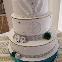 torta scenografica per feste fatta a mano