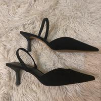 Kitten Heels neri vellutati