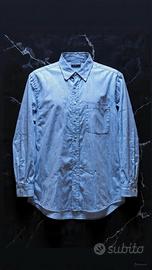 camicia Hugo Boss uomo blu taglia L 