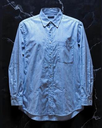 camicia Hugo Boss uomo blu taglia L 