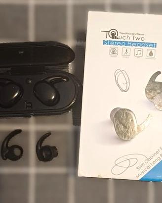 Auricolari Bluetooth Touch Two Wireless Stereo