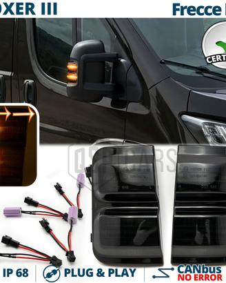 Frecce LED Dinamiche Specchietti Peugeot BOXER 3