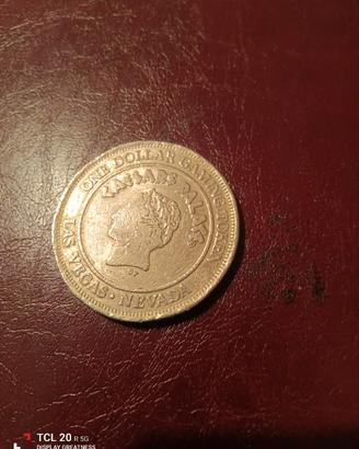 Moneta gettone da gioco da 1$ casinò LAS Vegas