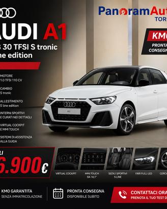 AUDI A1 2ª serie A1 SPB 30 TFSI S tronic S lin...