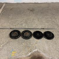 Bilanciere e pesi 70 kg