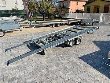 Rimorchio Stema trasporto auto/cose basculante bi