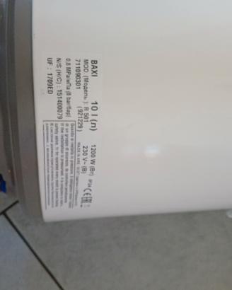 scaldabagno elettrico baxi