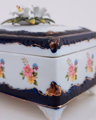 Portagioie ceramica Capodimonte