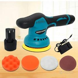 Lucidatrice Levigatrice Rotorbitale 2 batterie 12V
