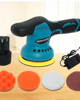 Lucidatrice Levigatrice Rotorbitale 2 batterie 12V
