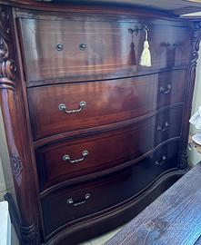 Comó in stile barocco Luigi IV con intarsi