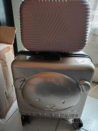  trolley Original Marines con beauty case 