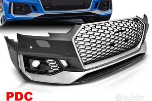 Paraurti anteriore AUDI A4 B9 15-19 RS4 Look ABS