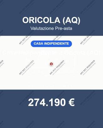 Immobile in asta di 93 m² a Oricola