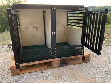 Trasportino in alluminio x cani