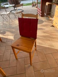Sedie in legno