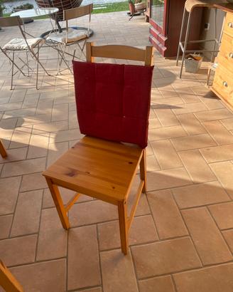 Sedie in legno