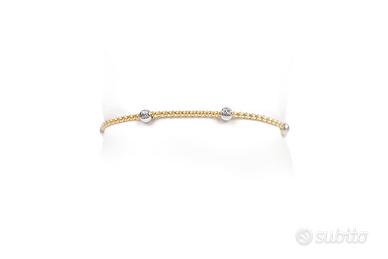 Bracciale con sfere in oro