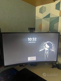 Monitor Samsung gaming curvo 27 pollici 240 Hz