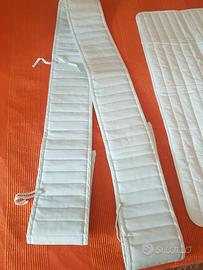 Paracolpi e piumino per lettino bimbi