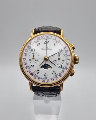 Lucien Rochat Oro 18kt Crono Automatico Fasi luna