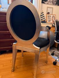 poltrona cavallino nero