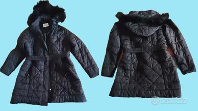 Giubboto con pelliccia e cappuccio capotto donna
