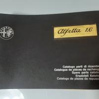ALFA ROMEO ALFETTA 1.6 CATALOGO PARTI ORIGINALE