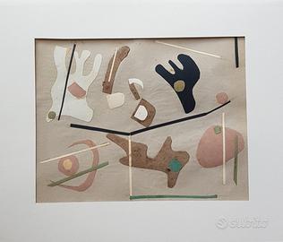 Collage vintage astratto